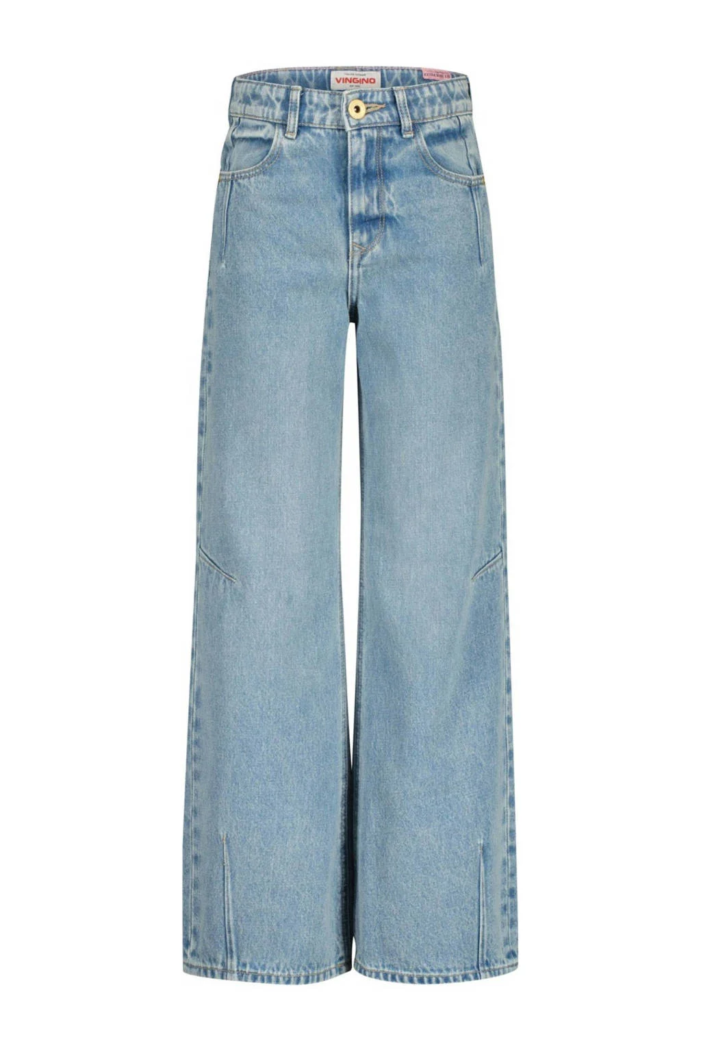 Vingino loose regular waist jeans light blue denim