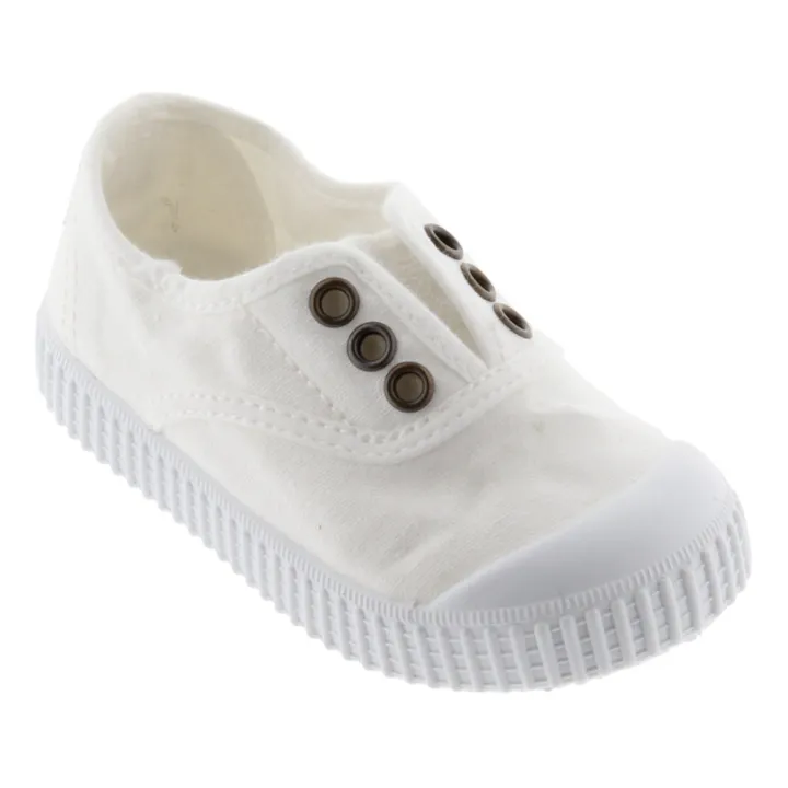 Victoria Baskets Inglesia Elastico Lon | Blanc