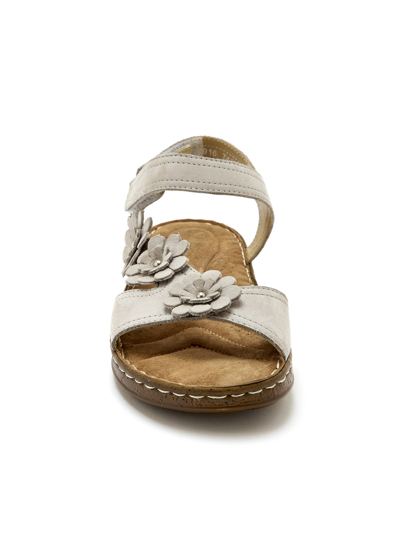 Sandales avec scratchs à la cheville