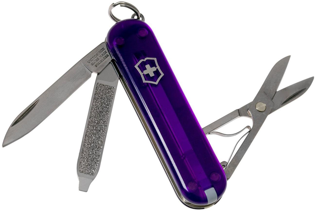 Victorinox Classic SD Translucent Colors, Persian Indigo 0.6223.T29G Zwitsers zakmes