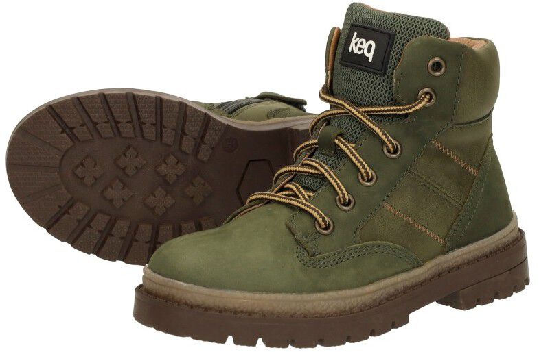 Keq Veterschoenen Hoog groen