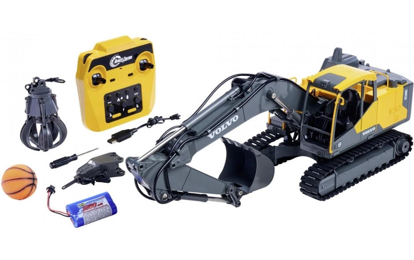 Bagger Volvo EC160E 1:16 RTR<br>Metall Raupenbagger