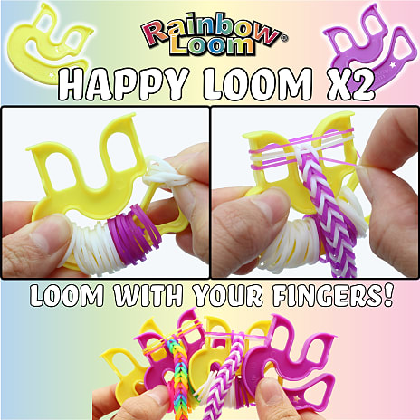 Rainbow Loom skattekiste - pastel