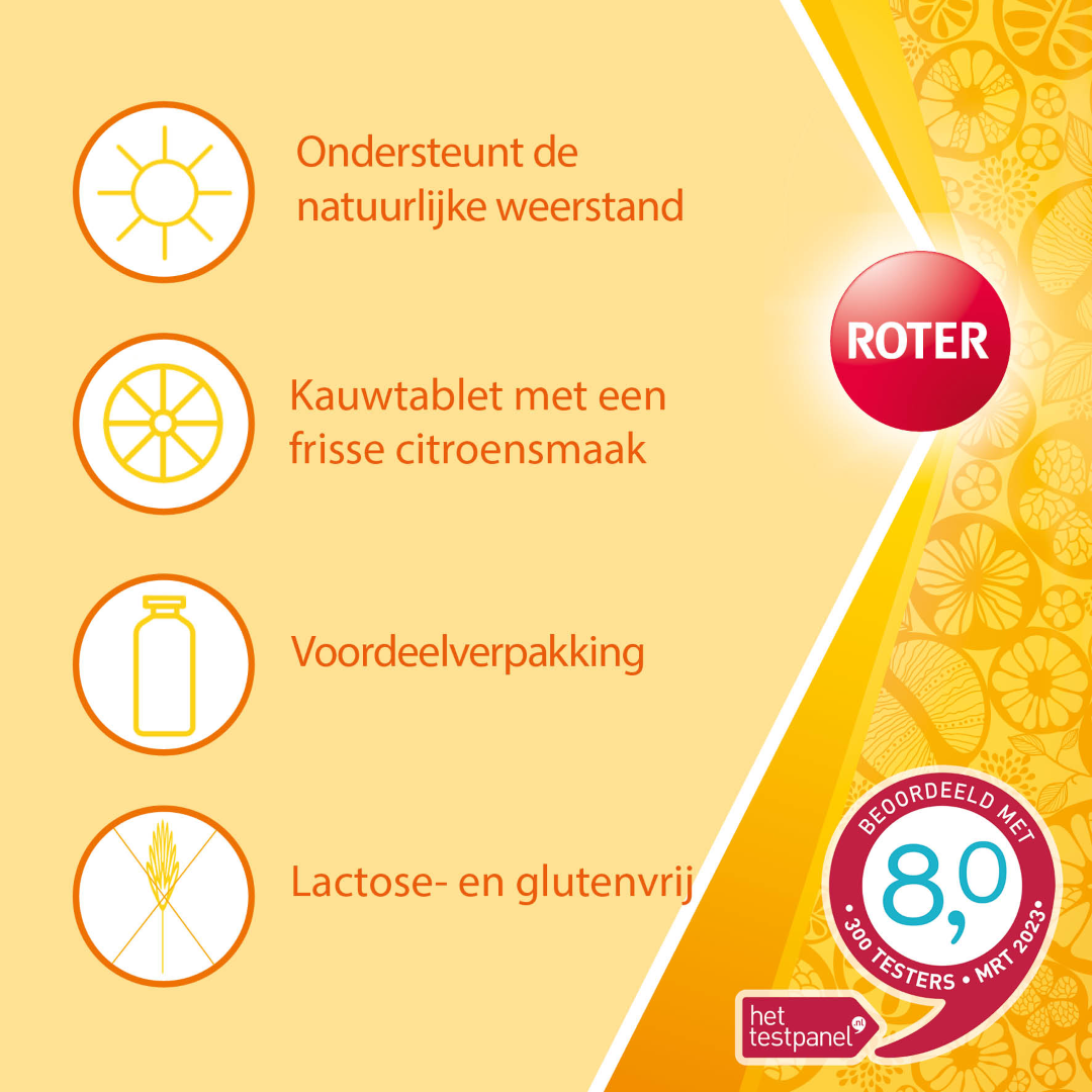 Roter Vitamine C 70 mg kauwtablet (800 kauwtabletten)