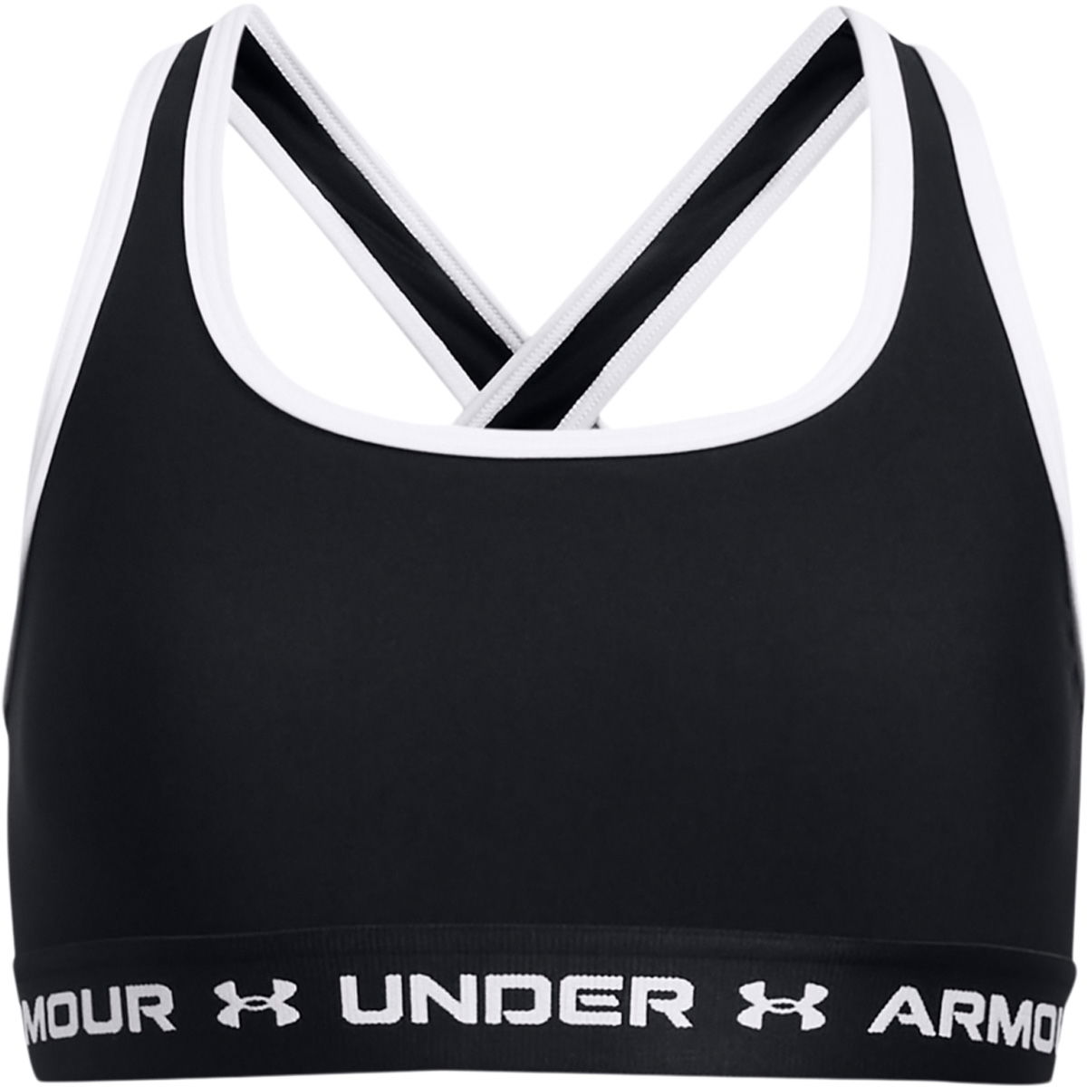 Under Armour Crossback Solid Medium Support Sports BH Børn