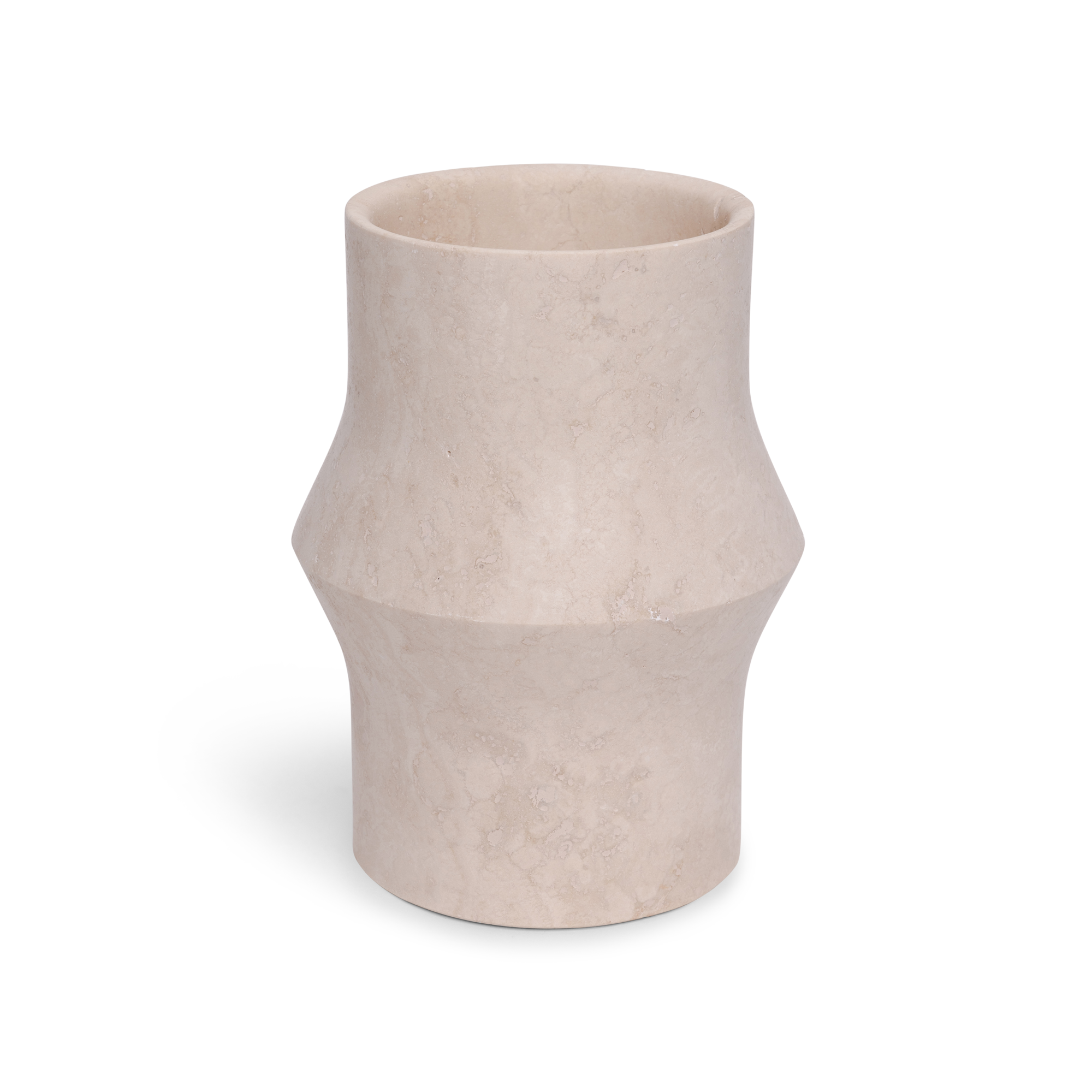 Travertine design vaas