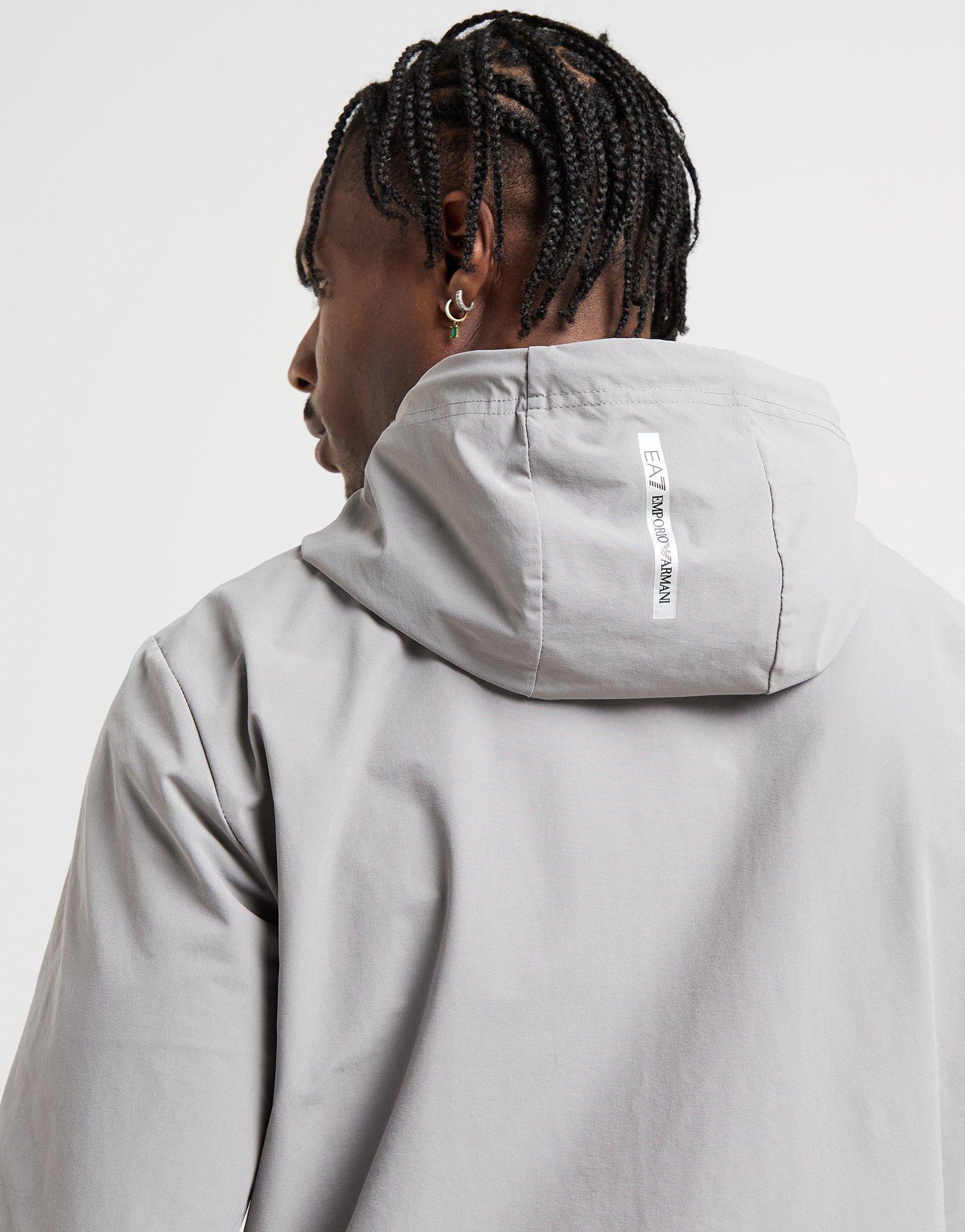 EA7 Emporio Armani Sweat à Capuche Tech Zippé Homme