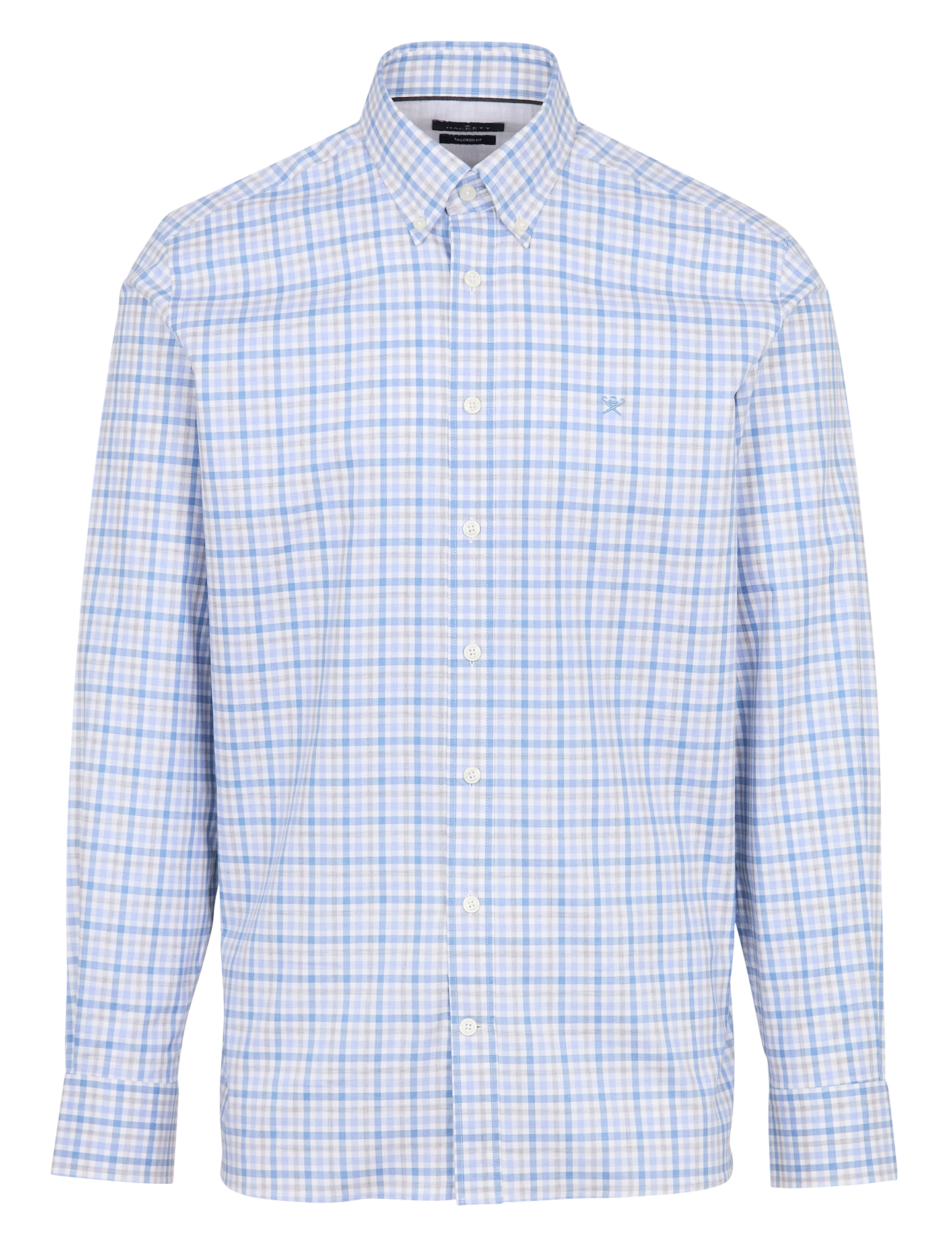 Chemisé à carreaux en coton | Bleu