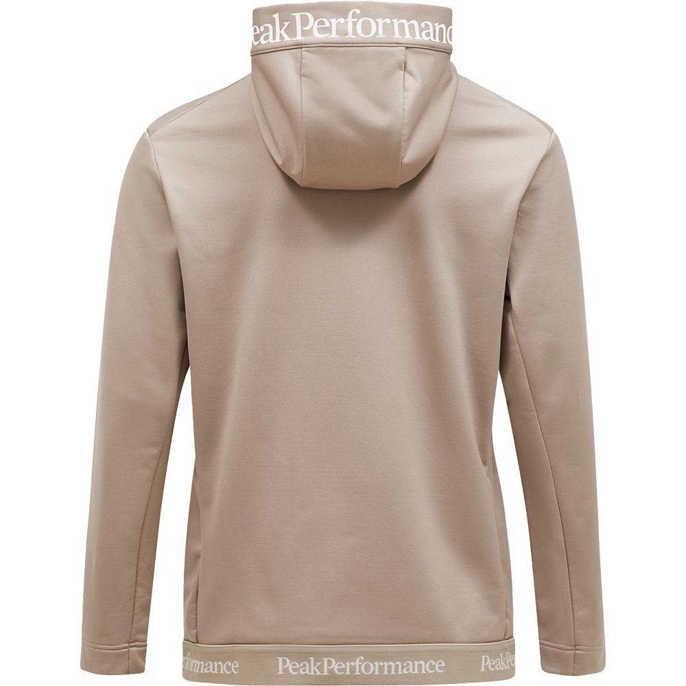 Peak Performance Rider Tech Zip Hood Midlayer-Jacke Herren avid beige