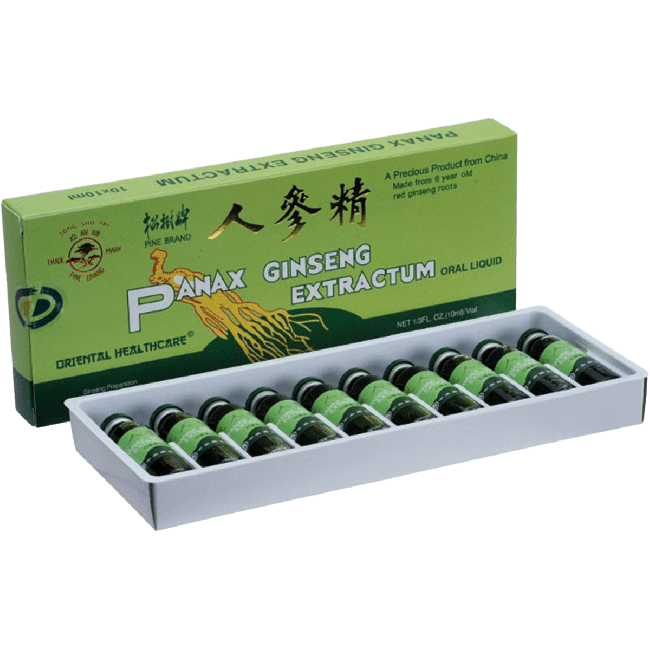 Pine Brand Panax Ginseng Extract 10x10ml