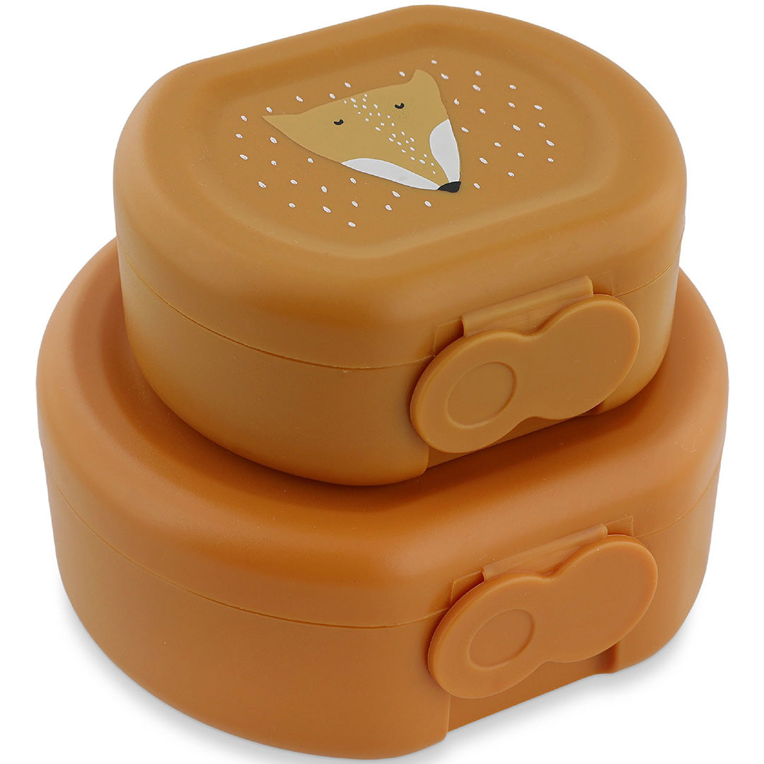 trixie snackdoosjes met clip mr. fox - 2st