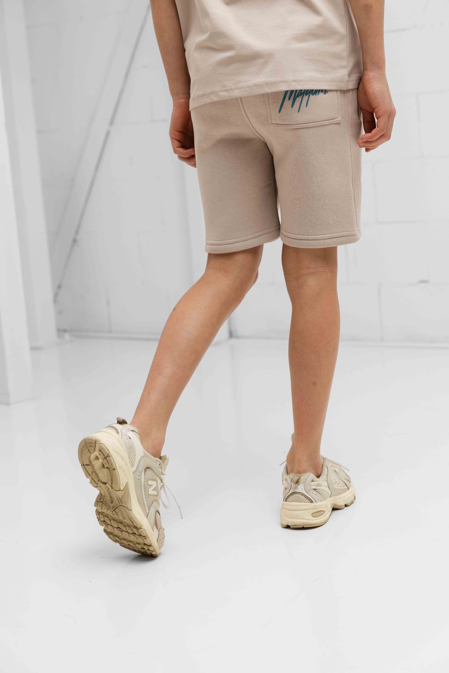 Malelions Striped Signature Zomerset Kids Beige