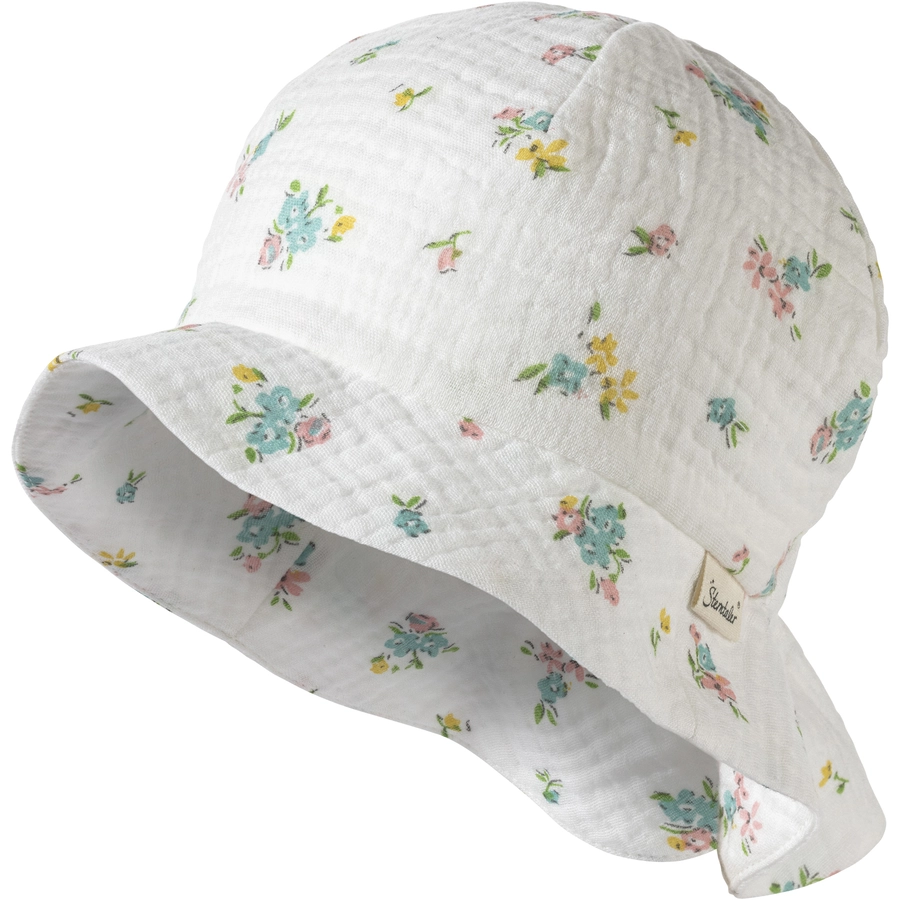 Sterntaler Sonnenhut Blümchen ecru