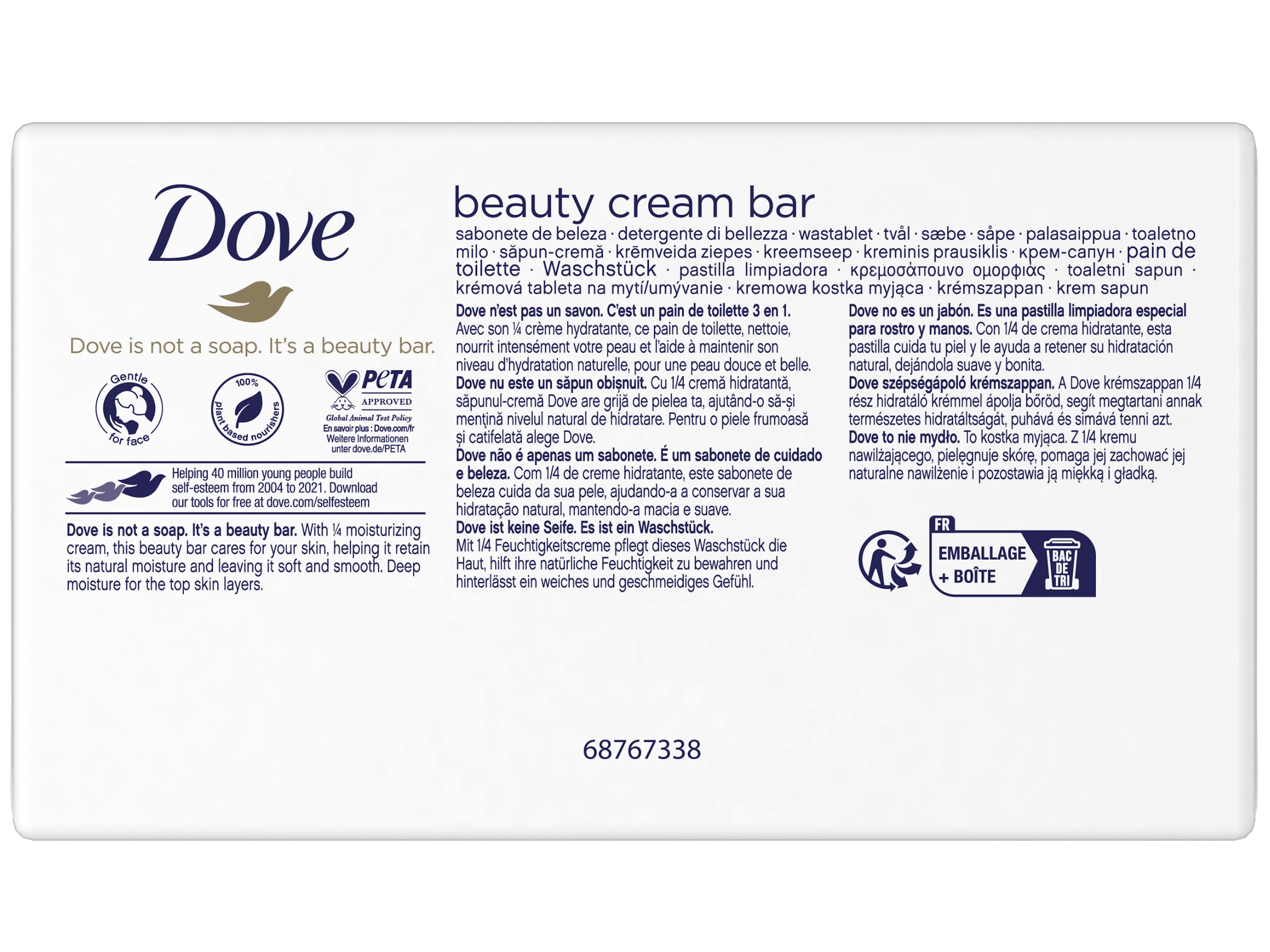 SABONETE DOVE REGULAR 4X90GR