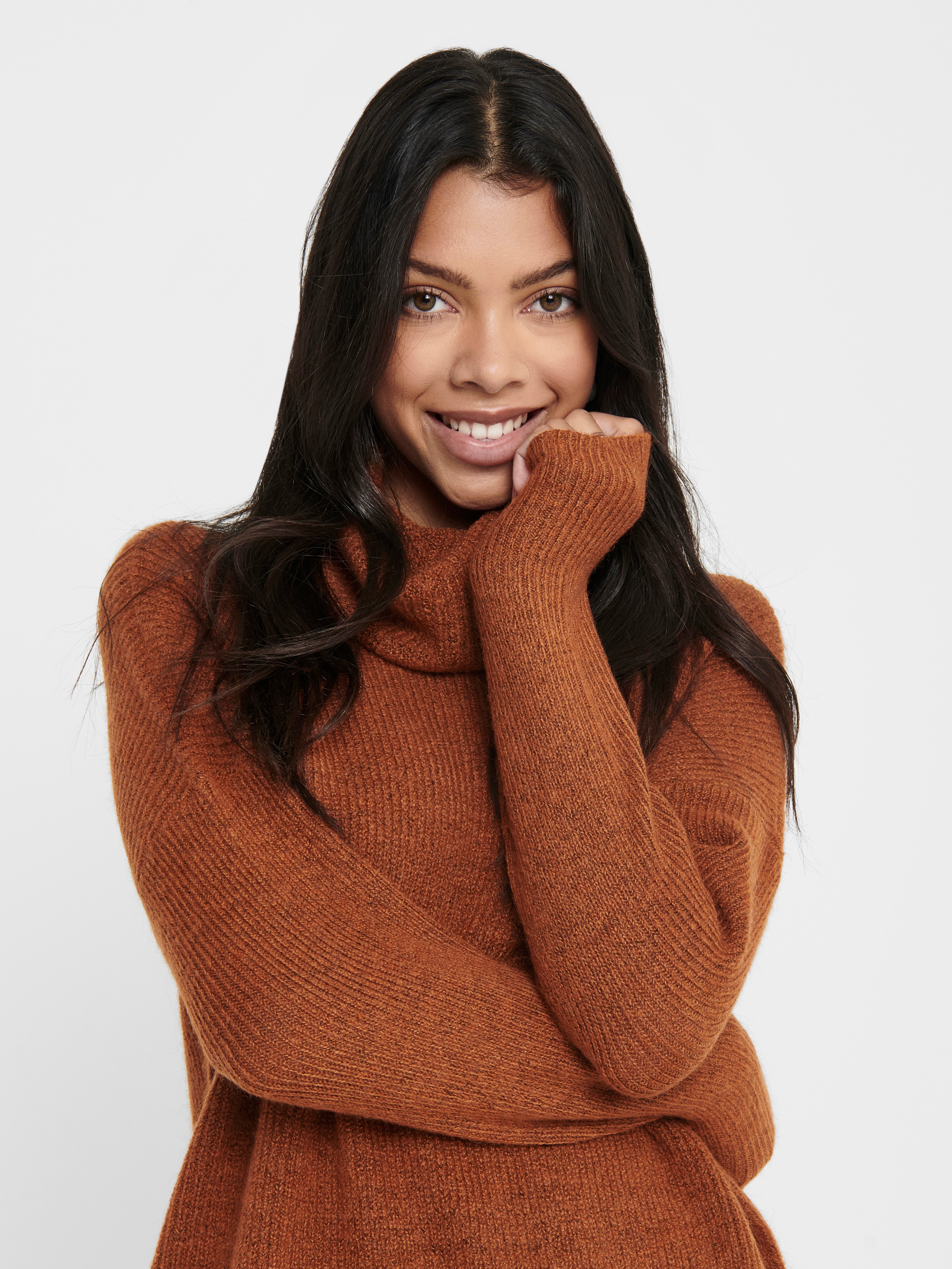 ONLJANA Langes Kleid Ginger Bread