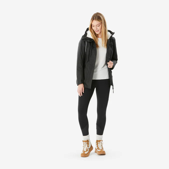 Decathlon Quechua - Jaqueta de inverno impermeável para caminhadas Quechua feminina - SH500 - -10°C