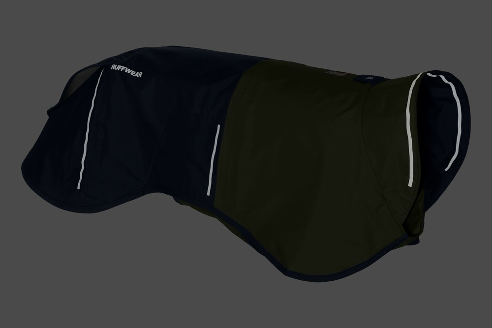 Veste imperméable étanche et coupe-vent sun shower™ avec passage pour la laisse. Couleur: midnight blue (marine/kaki), taille: xxs