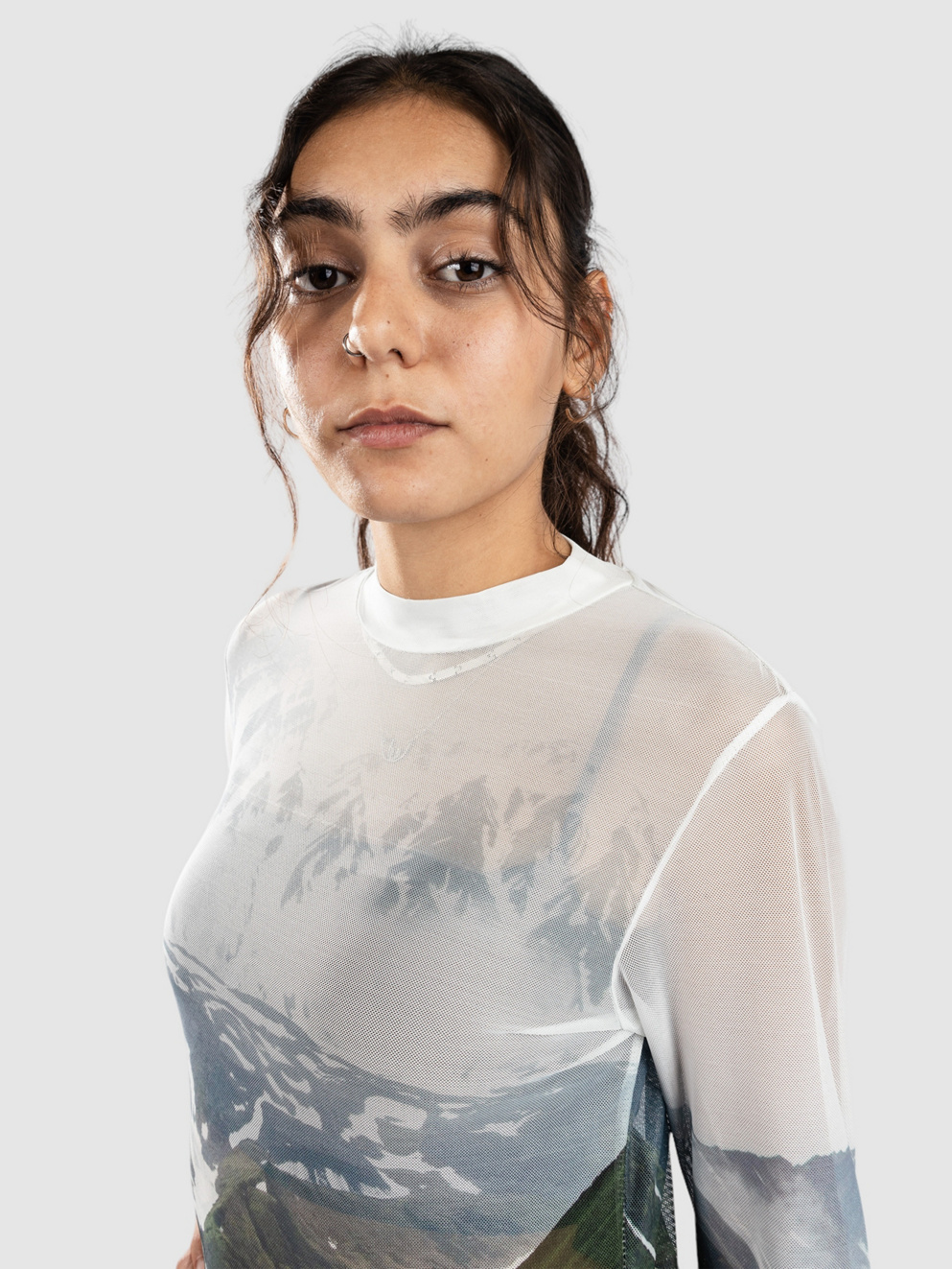 Blue Tomato Mesh Layer Long Sleeve T-Shirt sheep