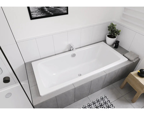 Kaldewei Cayono Duo 725 ligbad, 80 x 180 cm, alpinewit glanzend, 272500010001