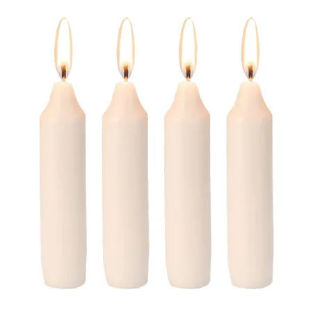 Idena Adventskerzen 4er Set ca. 24 x 130 mm, weiß