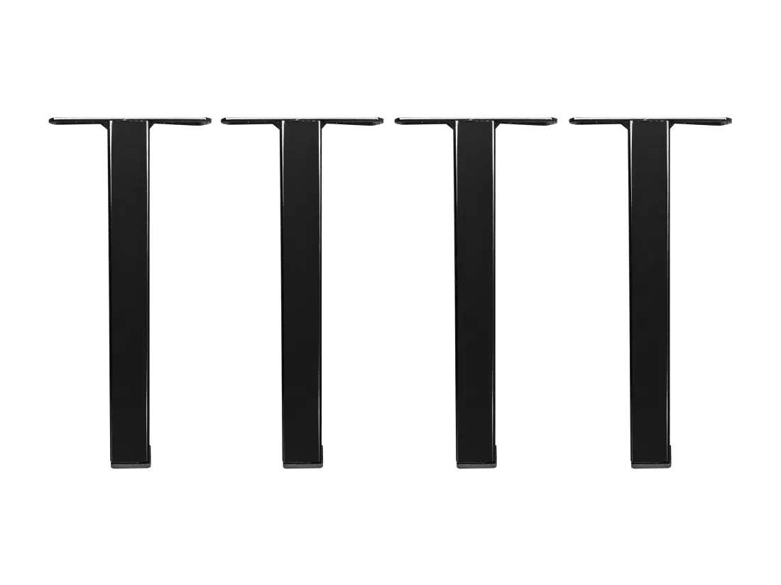 Sommier cadre à lattes 90 x 190 cm - 15 lattes - 3 zones soutien lombaire renforcé - Avec pied - Noir - CERRISI de YSMÉE
