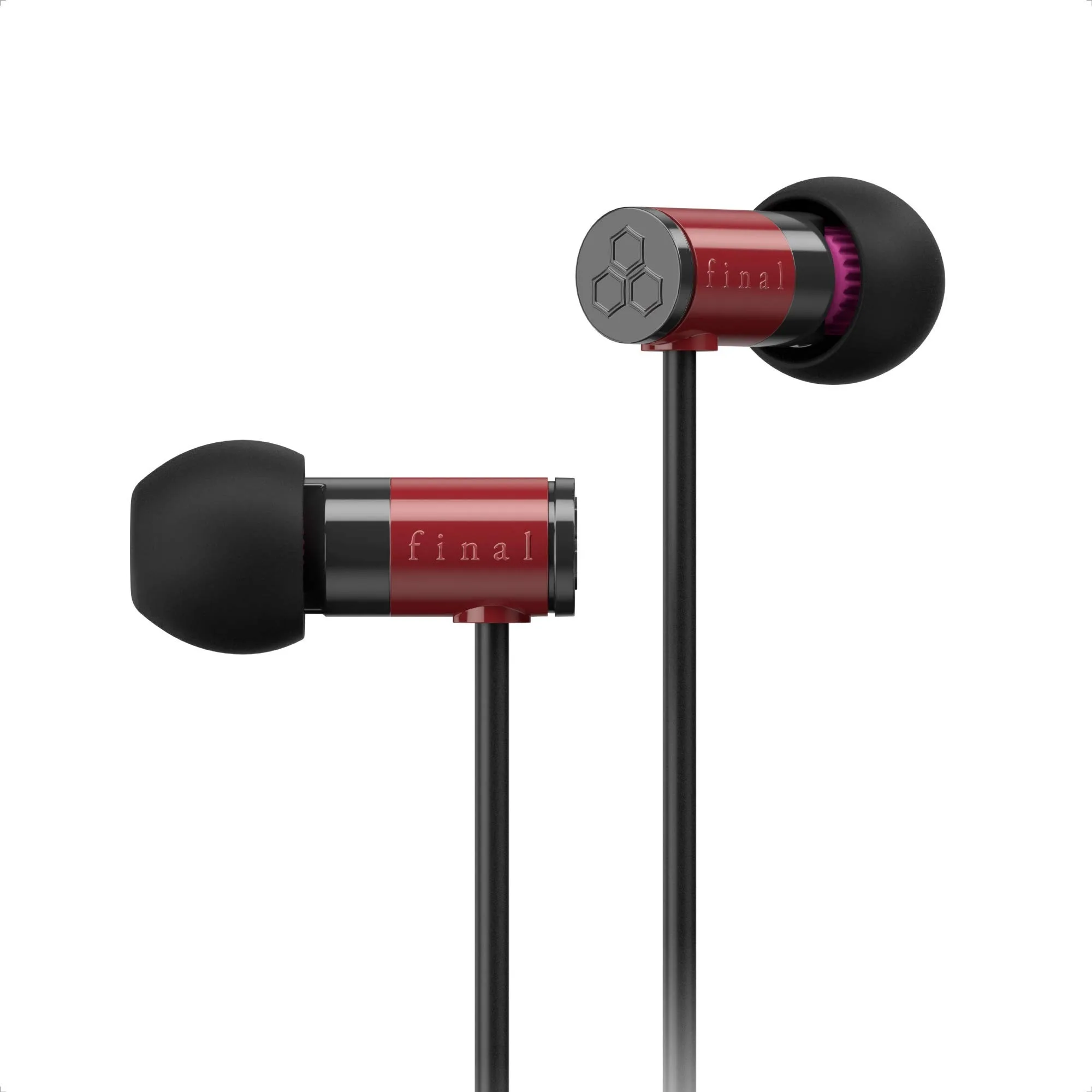 Final E1000 Rouge Écouteurs intra-auriculaires