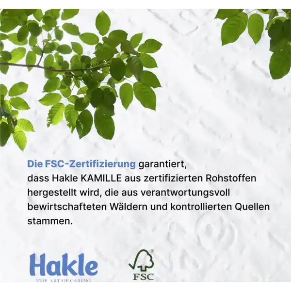 Toilettenpapier Kamille mit Duft & Dekor