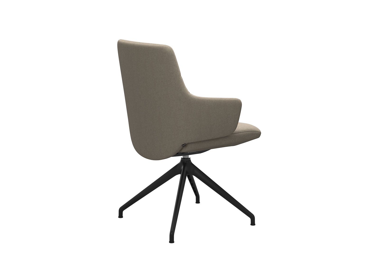 Chilli spisestol Tekstil Calido - Light Beige - Sort