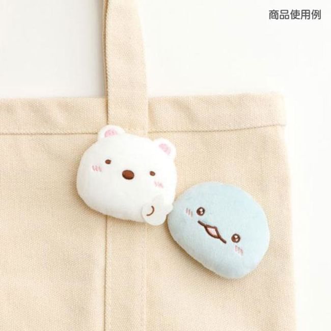 San-X - San-X Sumikko Gurashi knuffelbadge (Shirokuma)