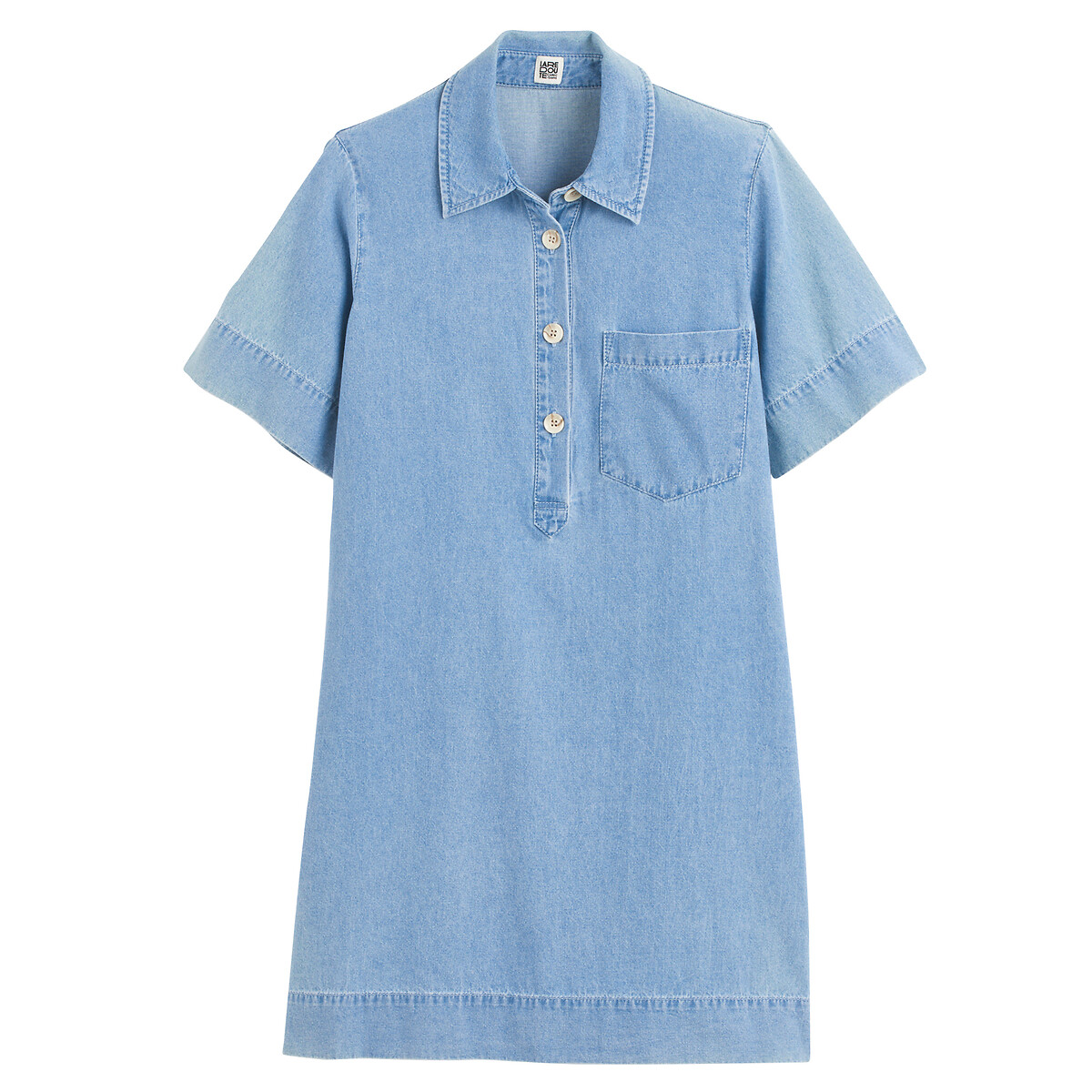 COLEÇÕES LA REDOUTE<br>Vestido curto jeans