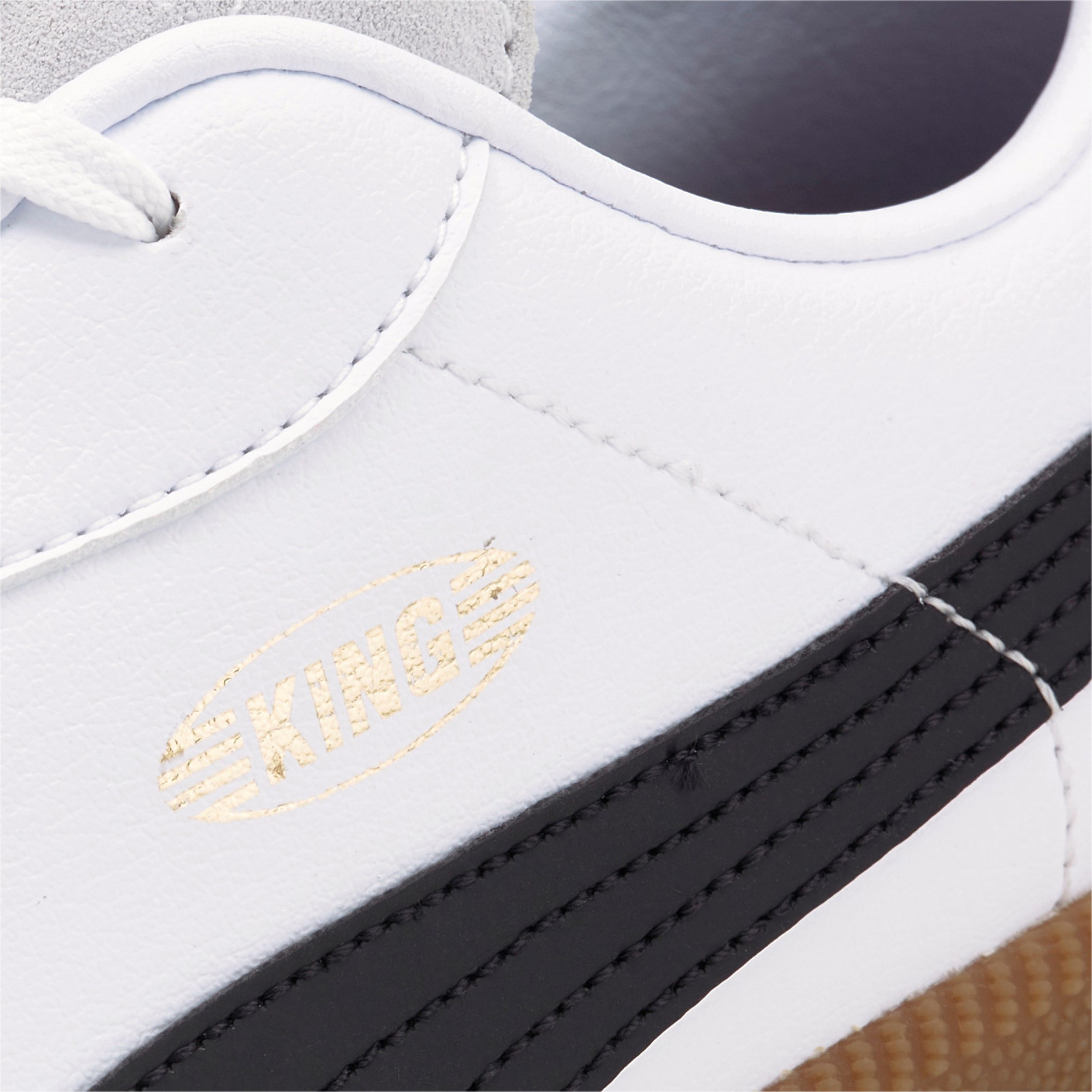 PUMA King 21 Zaalvoetbalschoenen (IN) Wit Zwart