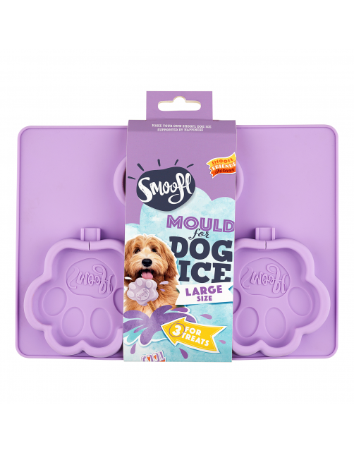Smoofl Honden Ijsvorm - Hondensnacks - Paars L