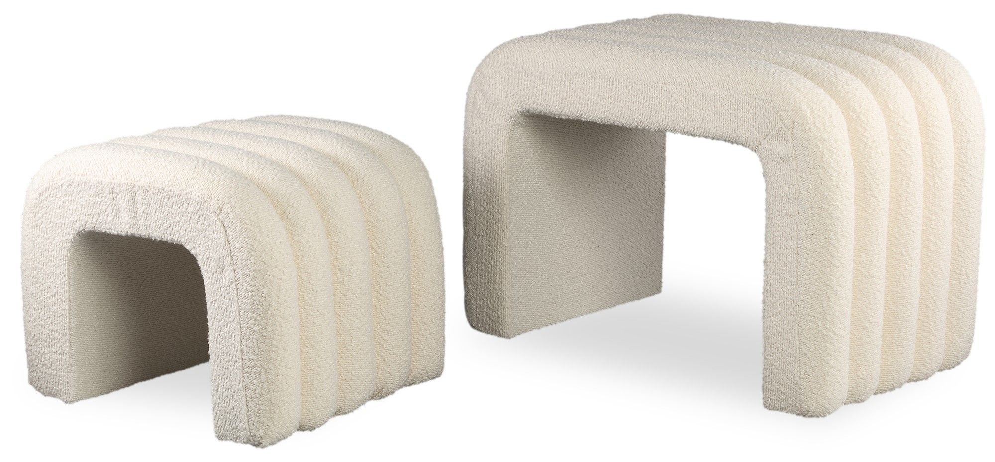 Poefset - Cream 720910 Allysha B61 x D36 x H42 cm