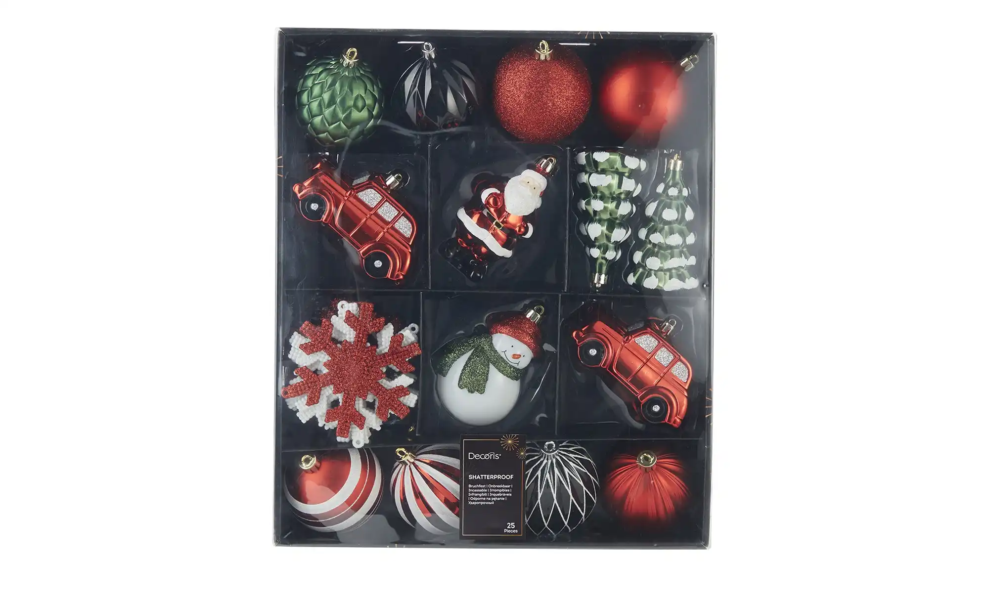 HOME STORY Weihnachtsbaumschmuck, 25er Set