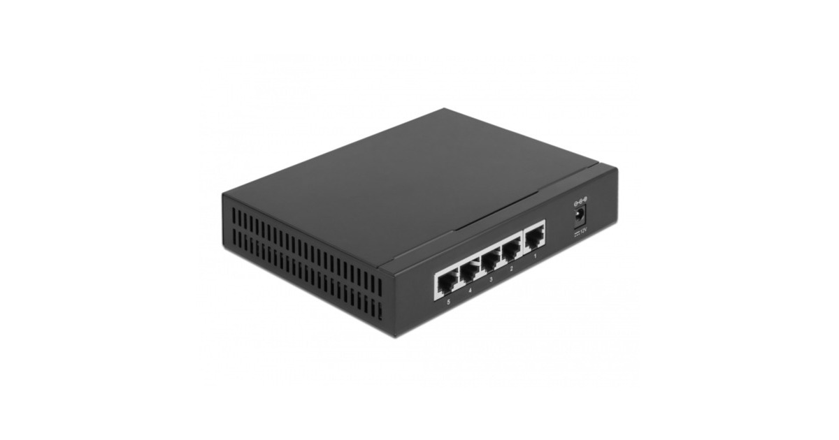 DeLOCK2,5 Gigabit Ethernet Switch 5 Port