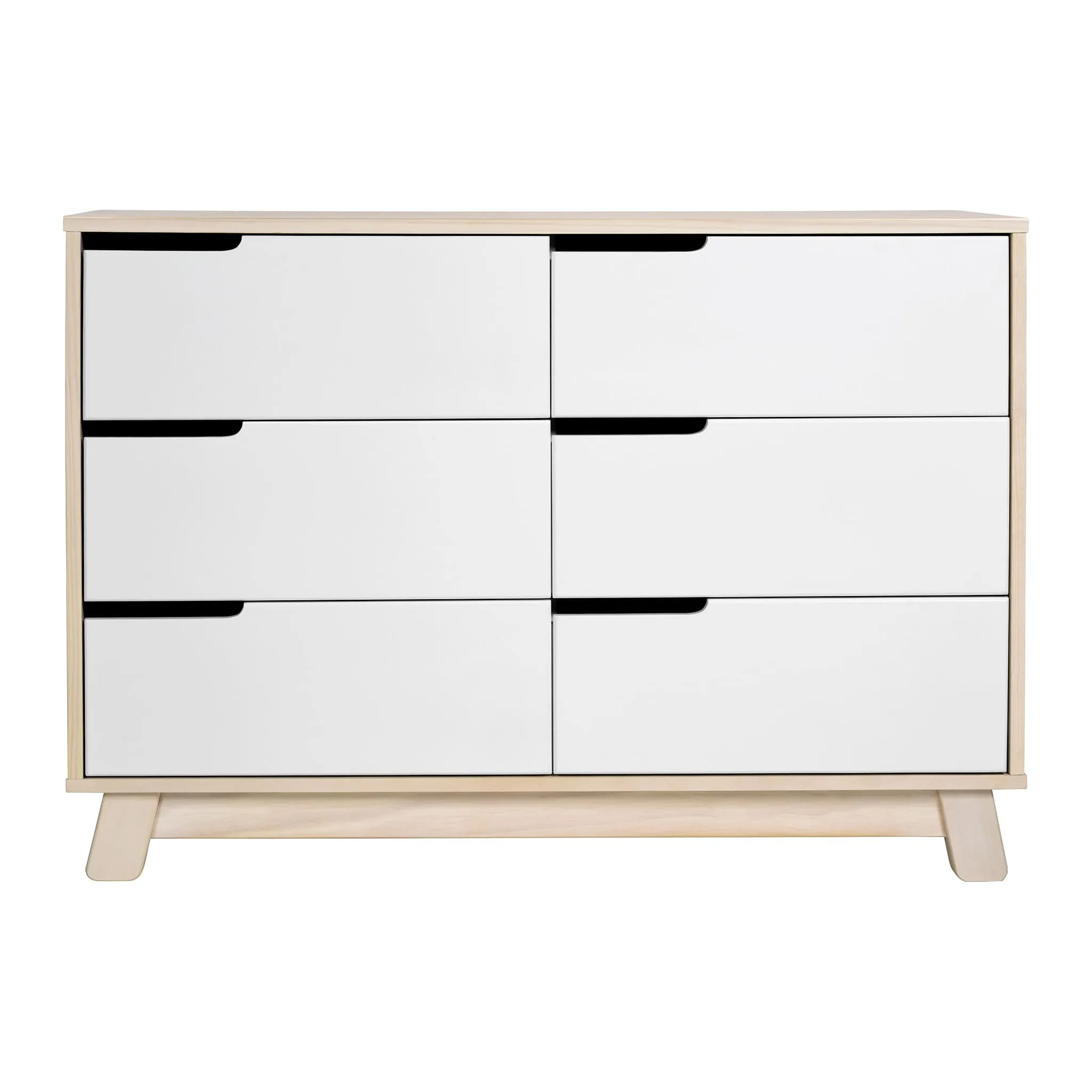 Babyletto Bureau 6 Tiroirs Hudson - Naturel Lavé  Blanc