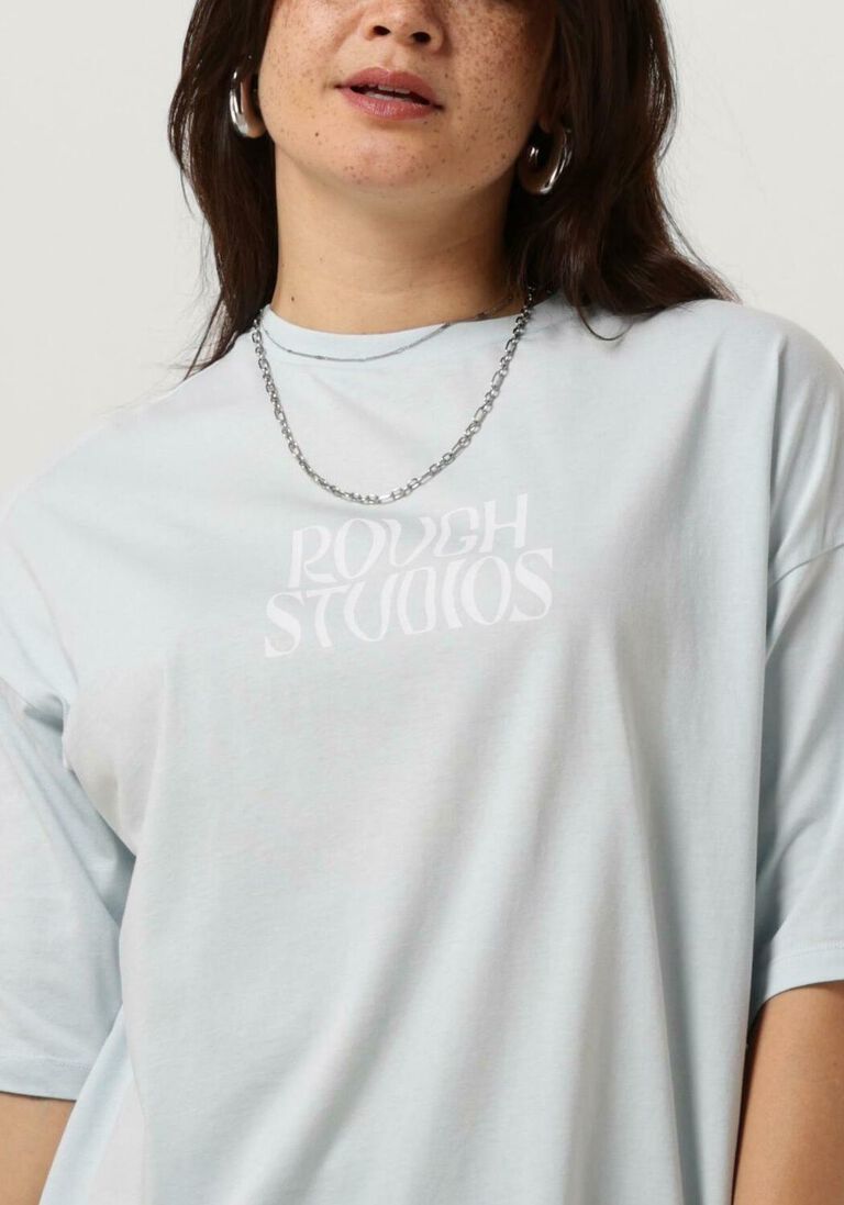 ROUGH STUDIOS lichtblauwe rough studios t-shirt tubi tee