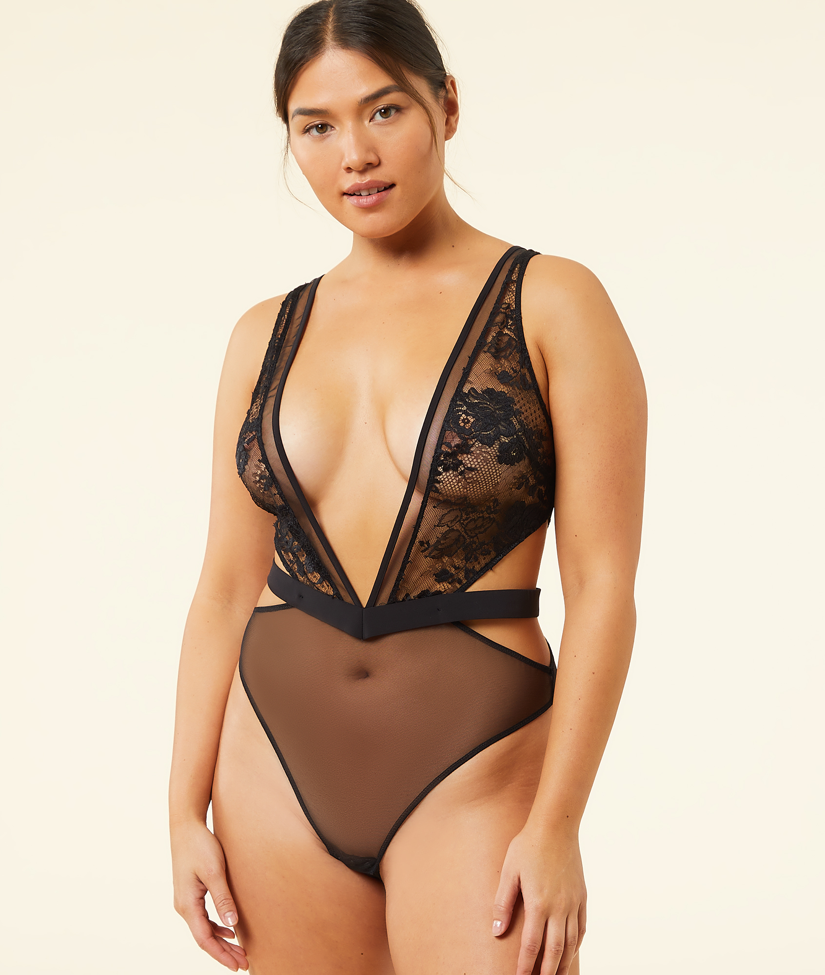 Body en dentelle française