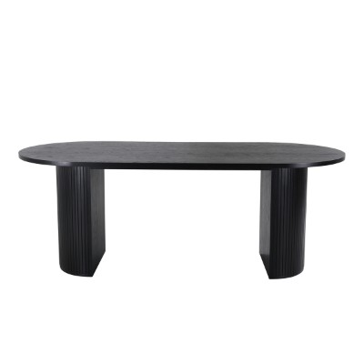 Eettafel Pokka 200x90 cm zwart