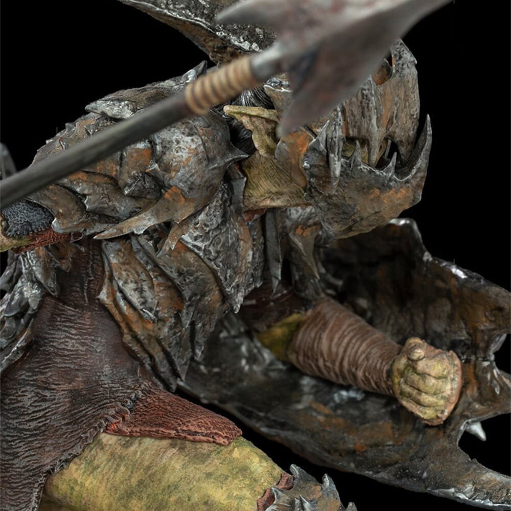 Ringenes Herre Figur - Bevæbnet Orc Statue - 1:10