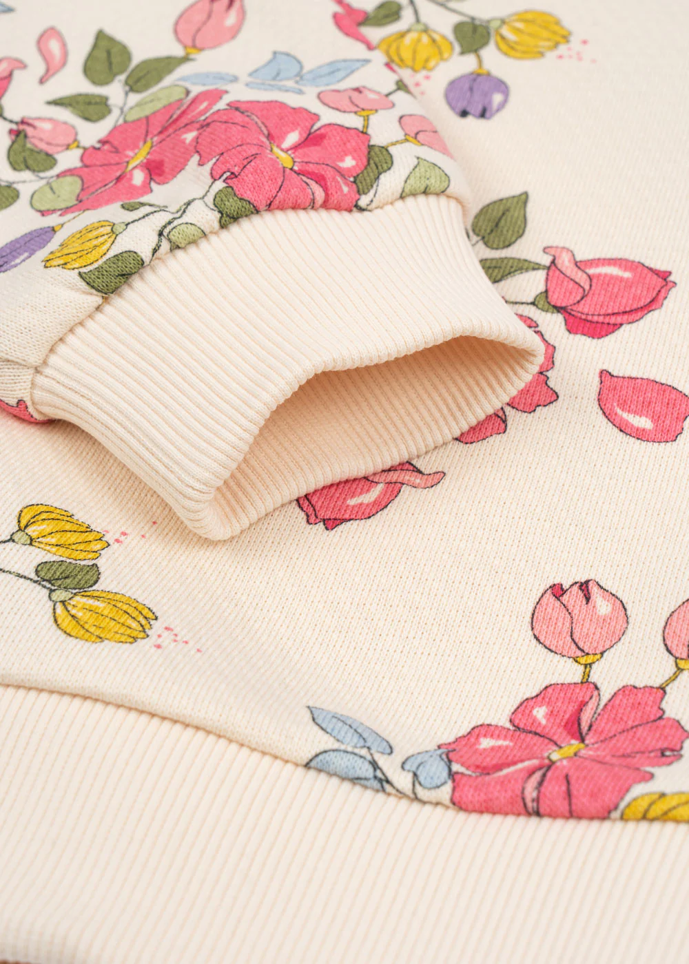 Loupy lou sweatshirt - fleuri - 6M