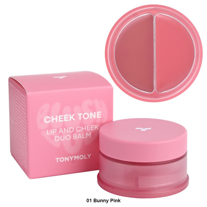 TONYMOLY - Cheek Tone Lip And Cheek Duo Balm - 9 kleuren