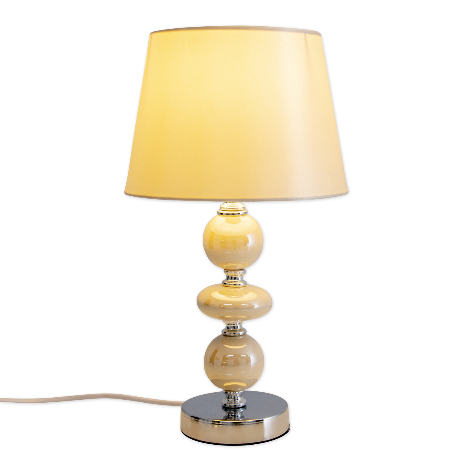 Tischleuchte ARAGA - beige - Keramik - 36 cm