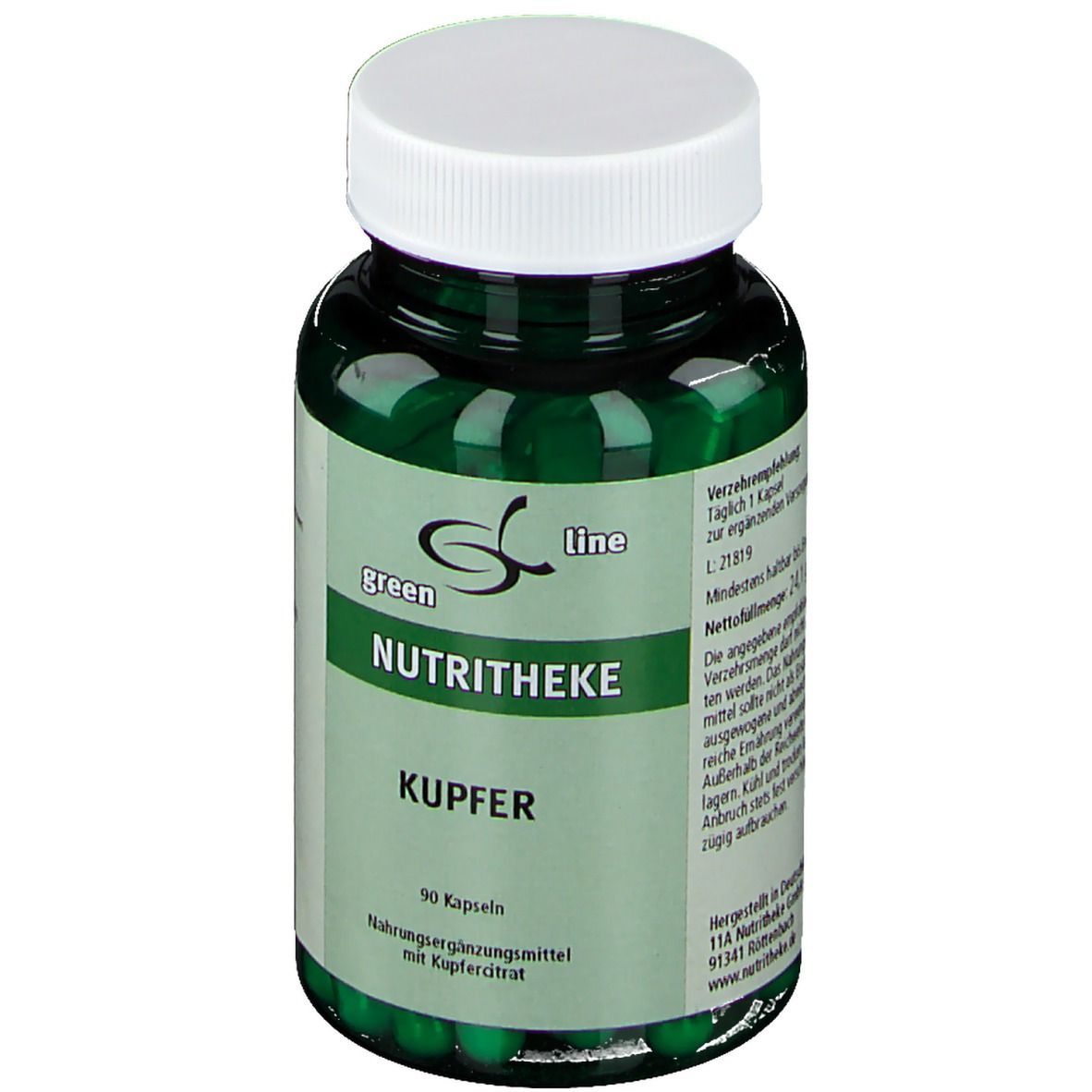 green line NUTRITHEKE Kupfer