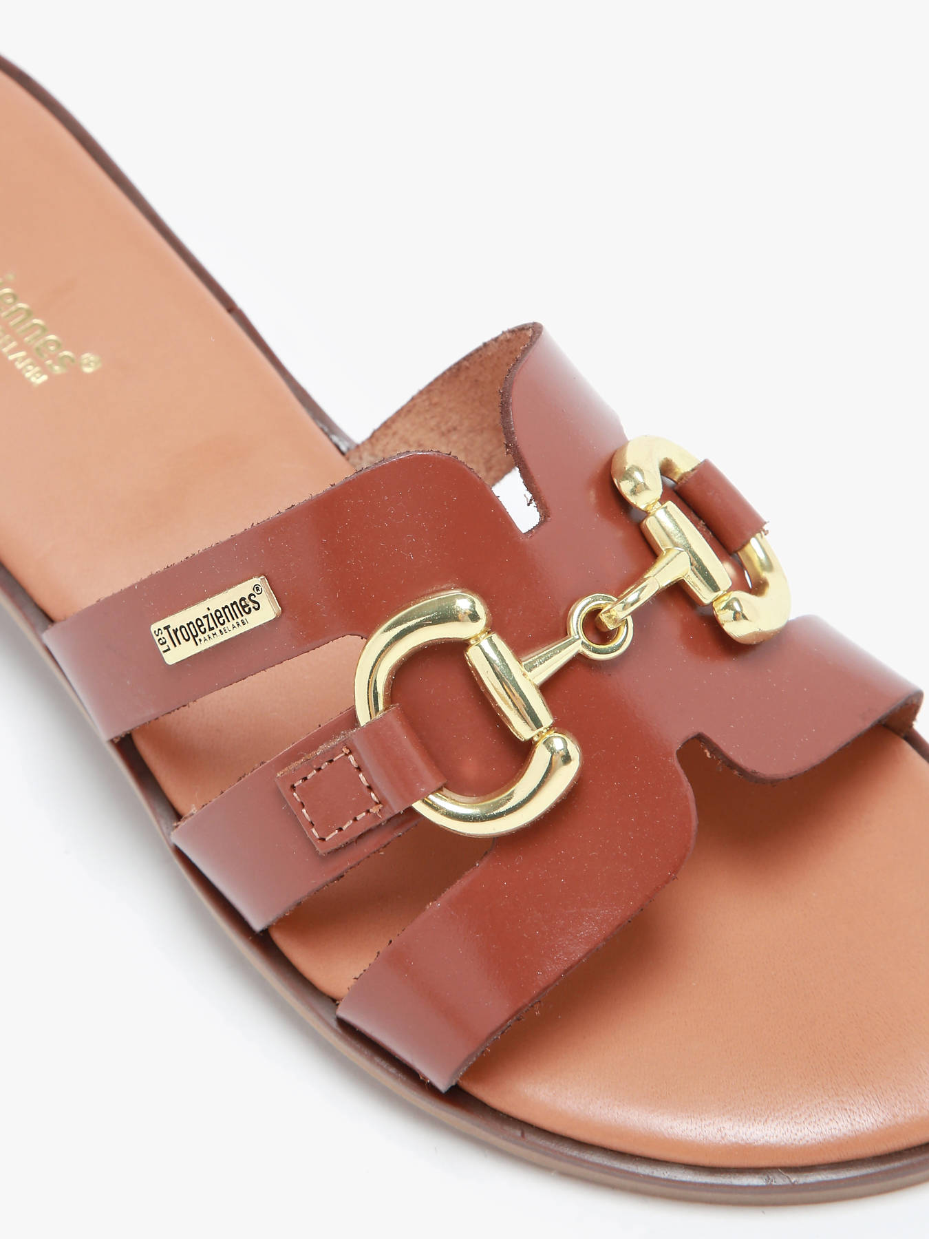 Mules en cuir LES TROPEZIENNES