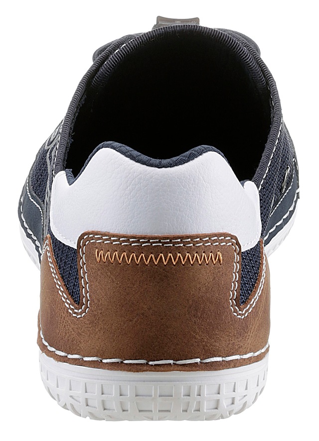 bugatti Slip-On Sneaker  , Freizeitschuh, Halbschuh, Slipper mit Kontrastnähten- und besätzen