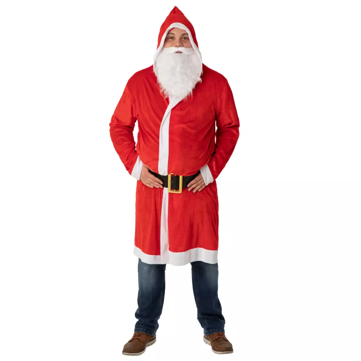 Déguisement Père Noël pour adulte 3 pièces Rouge