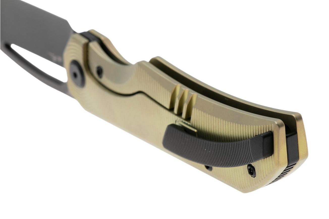 Bestech TAIPAN BT2503B PVD MagnaCut, Bronze Titanium, zakmes, James Lowe design
