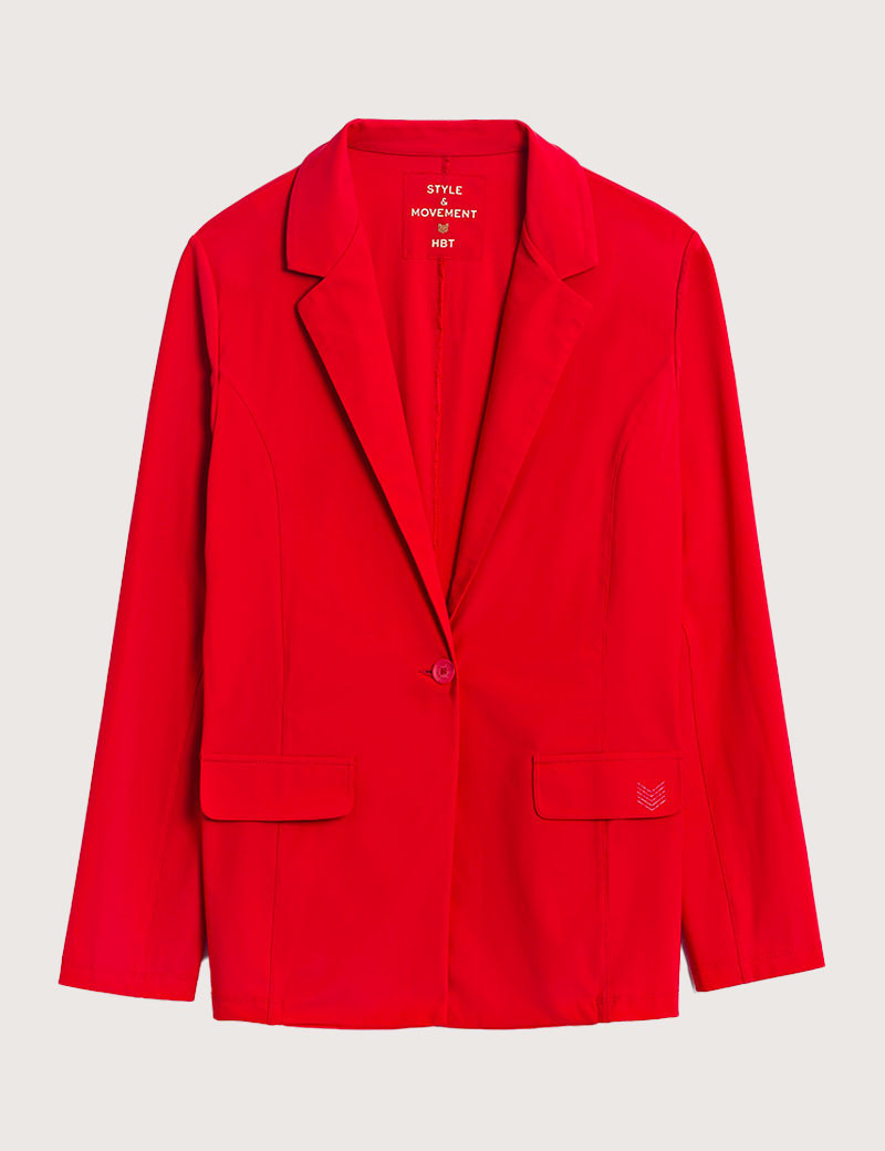 HBT BASICS HYPE | JAGGER VESTE ROUGE