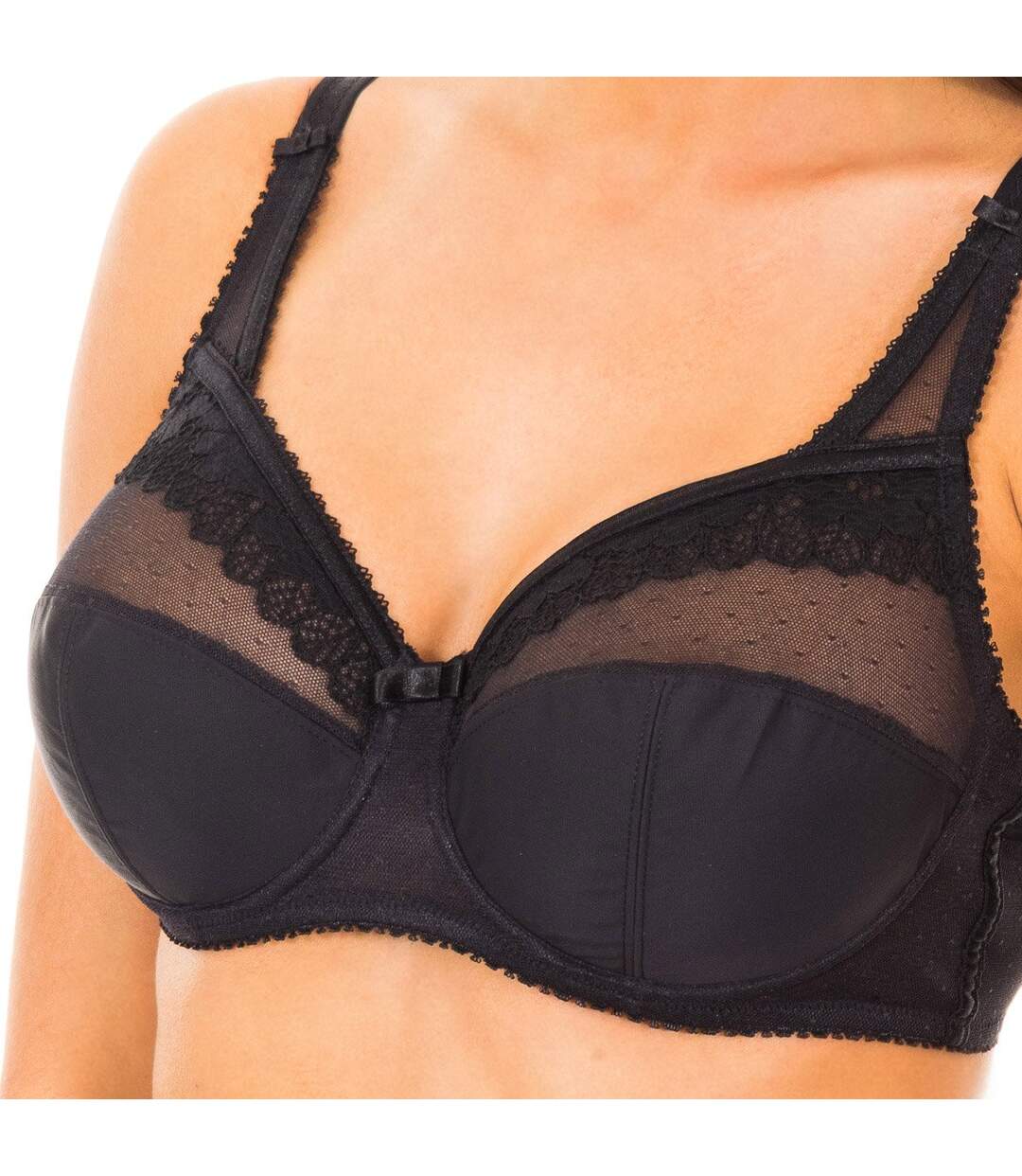 Underwired bra with cups P02ZF women